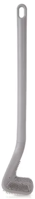 Obrázek produktu pro Silikonový toaletní kartáč, šedý, 40 cm, závěsný