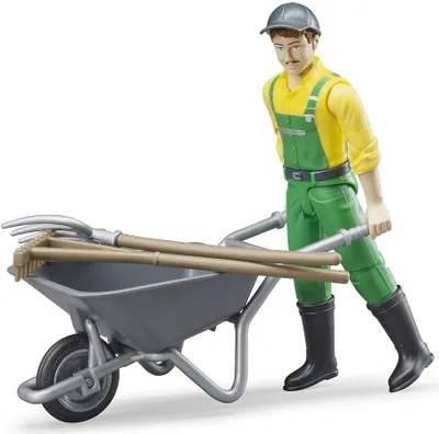 Produktbild von Bruder 62610 - Figurenset Landwirt mit Zubehör