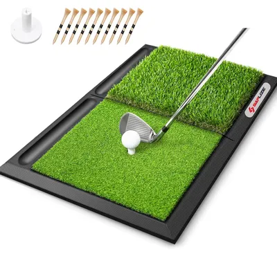 Imagen del producto de Alfombra de golf plegable, con doble capa de césped artificial