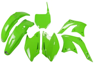 Zdjęcie produktu dla Ufo Kawasaki Kxf 250 2008-2008 Kakit210-026 Zestaw plastikowy Zielony Zielony Jeden rozmiar