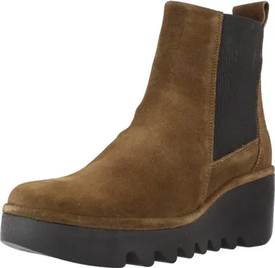 FLY London Stiefelette Stiefelette Leder/Textil