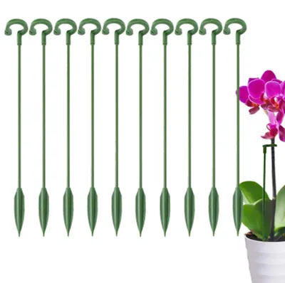 Produktbild von Gartenstützen-Set mit 10 Stück für Blumen und Tomaten