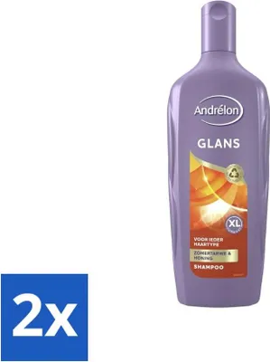 Obrázok produktu pre Andrélon - Shine - Šampón - 450 ml - ekonomické balenie - 2 kusy