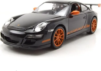 Produktbild von Welly 22495SW Porsche 911 (997) GT3 RS 2007 schwarz 1:24