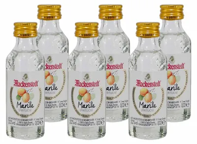 Produktbild von Mackenstedter Marille Obstschnaps (25 x 0,02L)