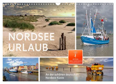 Produktbild von Nordsee-Urlaub (Wandkalender 2027 DIN A3 quer), CALVENDO Monatskalender