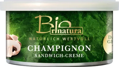 Produktbild von rinatura Sandwich-Creme Champignon, 125g
