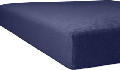 Produktbild von Kneer - Betttuch/Massageliegenbezug - *Qualität 10* Flausch-Frottee - Farbe: 32 Marine - Größe: 60/190 - 65/200 cm m.Hohlsaum