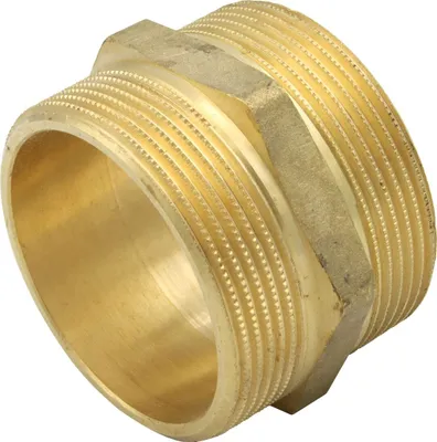 Produktbild von Messing Fitting Doppelnippel 2 Zoll DN50 Gewindefitting