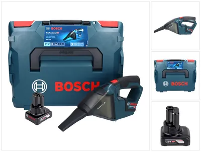 Obrázok produktu pre Bosch GAS 12V Professional akumulátorový vysávač 12 V 0,35 l + 1x akumulátor 6,0 Ah + L-Boxx - bez nabíjačky