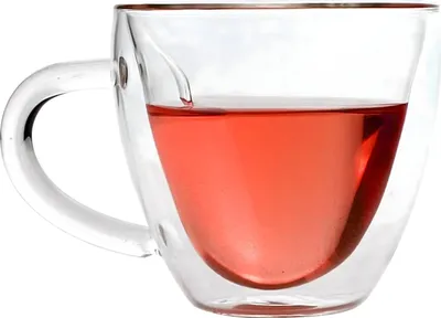 Produktbild von Extralink Herzglas Doppelwandig 250ml hitzebeständige Tasse