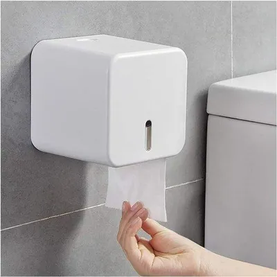 Produktbild von Wandtoilettenpapierhalter wasserdicht weiß