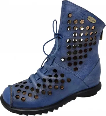 Produktbild von Laura Vita Lara Vita Sommerstiefel Schnürstiefel Blau
