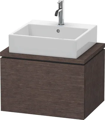 Produktbild von Konsolenunterschrank L-CUBE 400x620x477mm eiche dunkel gebürstet eiche dunkel gebürstet