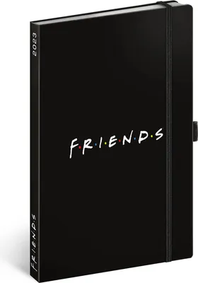 Produktbild von Notizbuch Friends, liniert, 13 × 21 cm
