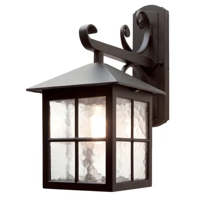 Image de Applique extérieure Winchester 1xE27 noire Elstead BL19-BLACK