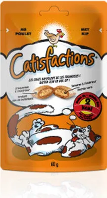 Productafbeelding van Catisfactions Kattensnoepjes Kip 60 gr