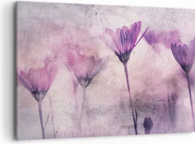Produktbild von Bild auf Leinwand - Leinwandbild - Einteilig - Blumen Rosa Vintage - 100x70cm - Wand Bild - Wanddeko - Wandbilder - Leinwanddruck - Bilder - Wanddekoration - Leinwand bilder - Wandbild - AA100x70-4432