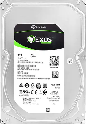 Produktbild von Seagate 4TB ST1000NM001A 256Mb Cache 7200 RPM SAS III 3.5" Zoll EXOS 7E8