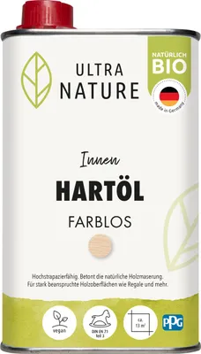 Produktbild von Ultra Nature HartÖl 0,5 L Farblos