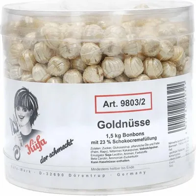 Produktbild von Küfa Goldnüsse mit Schoko-Füllung 1,5 kg / Bonbons