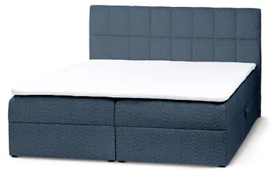 Produktbild von Boxspringbett mit Bettkasten Bazy Kobaltschatten 180 × 200 cm