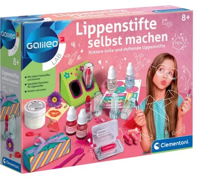 Produktbild von Lippenstift selbst machen Set für Kinder – Wissenschaft & Kosmetik