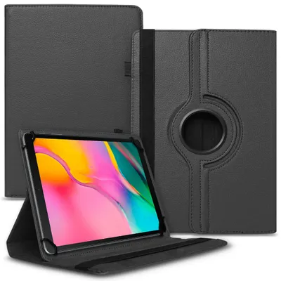 Produktbild von Tablet Hülle für Samsung Galaxy Tab A 10.1 2019 Tasche Schutzhülle Cover DrehbarFarben:Schwarz