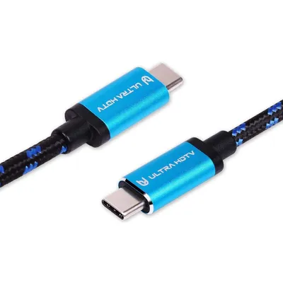 Produktbild von Ultra HDTV USB 3.1 Lade-Kabel Typ-C GEN2-1 Meter Daten-Kabel mit E-Mark Chip & 60W (20V 3A) PD Ladeleistung - 10 Gbps Datenübertragung - 4K bei 60Hz