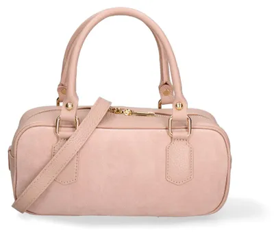 Produktbild von Handtasche für Damen, aus Wildleder, mit Reißverschluss, Italy,