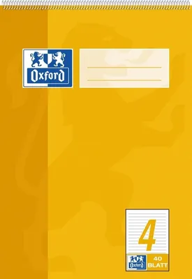 Produktbild von Spiralschulblock A5 40 Blatt 70g/qm Lineatur 4 Packung mit 10 Stück