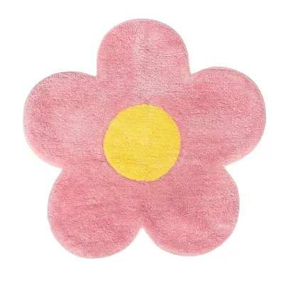 Produktbild von Sass & Belle Badematte Flower Blume weich Baumwolle Blüte ca. Ø 60 cm