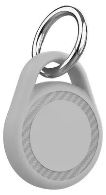 Obrázok produktu pre INF Ochranné TPU puzdro so pružinovou sponou kompatibilné s Apple AirTag 1/2 — priliehavé, viacfarebné Šedá