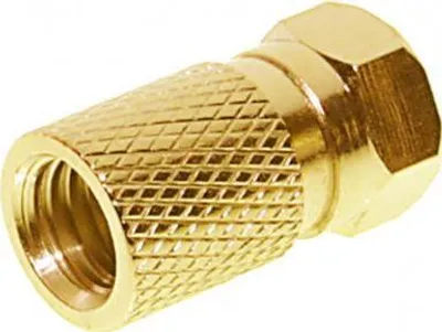 Produktbild von shiverpeaks BS85012-AG, F-Typ, F-Typ, Männlich, Gold, Gold, 7,5 mm