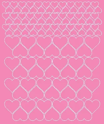 Immagine prodotto di Adesivi per caschi da bicicletta, adesivi a forma di cuore, 116 pezzi, rosa opaco