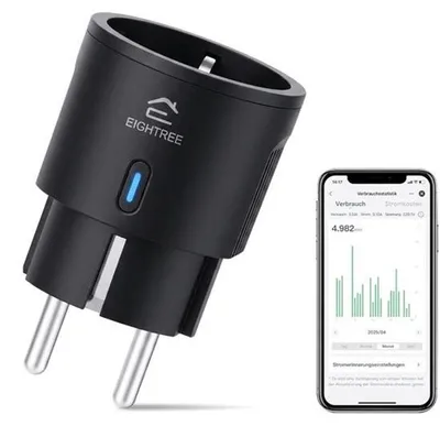 Productafbeelding van Wifi-stopcontact Mini, smart stopcontact met stroommeting,