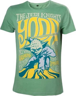 Produktbild von Star Wars T-Shirt -XL- Yoda Vintage Rock Poster, g