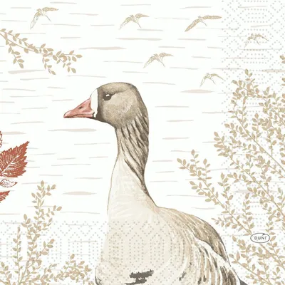 Immagine prodotto di Tovaglioli Duni Wood & Goose 33x33cm 3 veli 50 pz