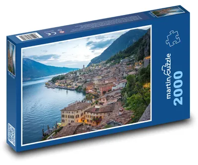 Produktbild von Puzzle 2000 Panorama des Gardasees - martinpuzzle