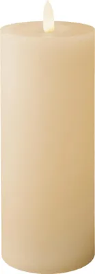 Produktbild von Lumineo LED Wachskerze Creme 19 x 7 cm, batteriebetrieben