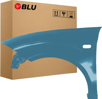 Produktbild von BLU Kotflügel Passend für Seat Altea 5P1/5P5 LS5Y Links Blau BlauMar | 2004-2015 | Vorderseite Vorne | Lackiert | Einbaufertig