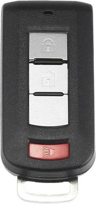 Immagine prodotto di Custodia per chiave auto Techstar con 3 pulsanti, compatibile con Mitsubishi Outlander 2010–2018, Lancer 2008–2016