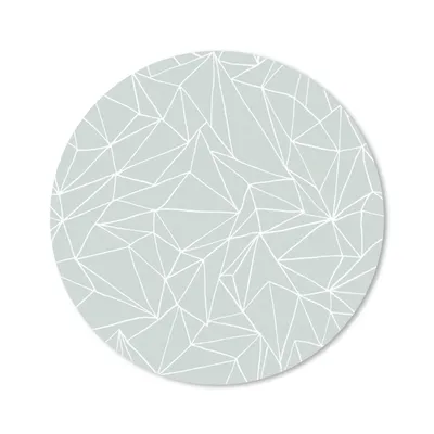 Produktbild von MuchoWow® Mauspad Mousepad Netzwerk - Dreieck - Muster 30x30 cm - Mousepads - Maus Mat - Pad - Mausunterlage - Tischunterlage - Schreibtischmatten
