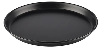 Produktbild von APS 73506 Pizzablech, Blaublech (nicht beschichtet), Ø 26 cm (Boden 24 cm), Höhe 2,5 cm, hitzebeständig bis 360°C