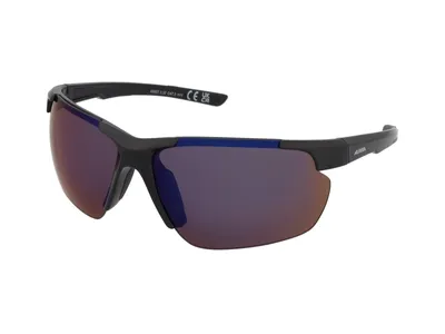 Zdjęcie produktu dla Okulary sportowe Alpina DEFEY HR, kolor CZARNY, szkła NIEBIESKIE LUSTROWE, kategoria 3