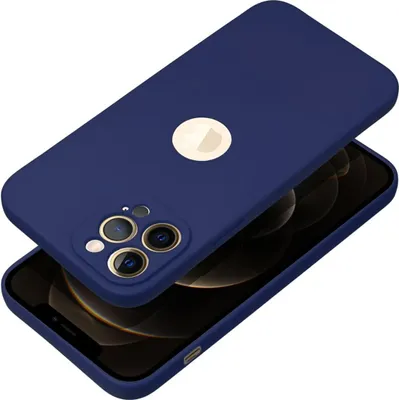 Productafbeelding van Zachte siliconen hoesje, telefoonhoesje, compatibel met iPhone 16e, blauw