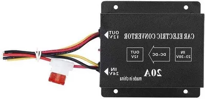 Produktbild von 12V-Stromumrichter für Elektrofahrzeuge (20A / 240W) - DC-Stromtransformator mit 24V-Eingang