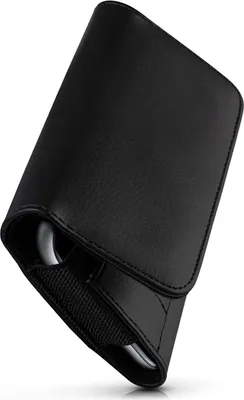 Produktbild von moex® Handy Quertasche kompatibel mit Doogee X95 - Hülle mit Gürtelclip, Schwarz