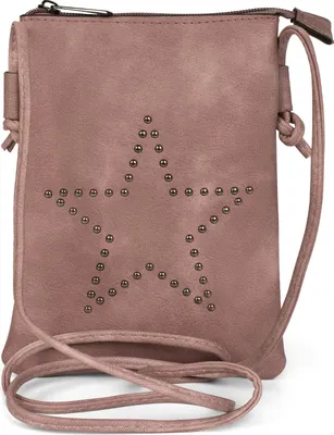 Produktbild von styleBREAKER Mini Bag Umhängetasche mit Nieten in Stern Form, Schultertasche, Handtasche, Tasche, Damen 02012235