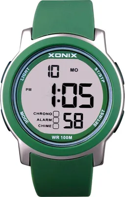 Produktbild von Uhr DAR-005, antiallergisch, Stoppuhr, Alarm, Timer, Datum, Hintergrundbeleuchtung, 100m wasserdicht